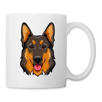 German Shepherd - Mug - white - Right