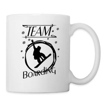 team boarding - Tasse - Weiß - Rechts