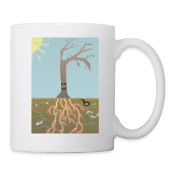 Hiver force intérieure - Mug blanc - blanc - Droite