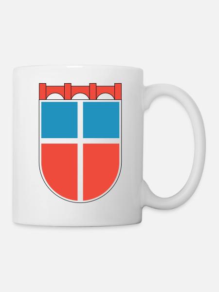 Wappen Saarland 1948 - Tasse - Weiß