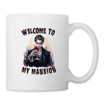 Bienvenue dans mon manoir - Mug blanc - blanc - Droite
