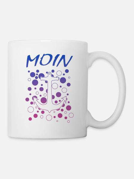 Moin - Tasse - Weiß