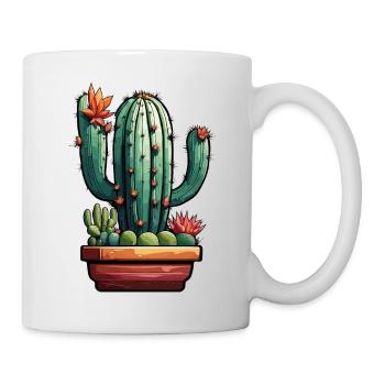 Cactus / Cacti / Plant / Desert / Botany - Mug - white - Right