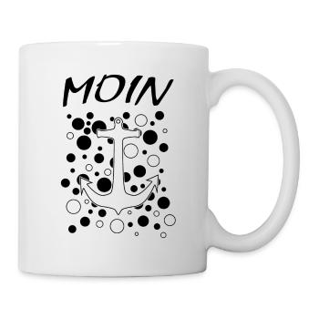 Moin Anker Kapitän - Tasse - Weiß - Rechts
