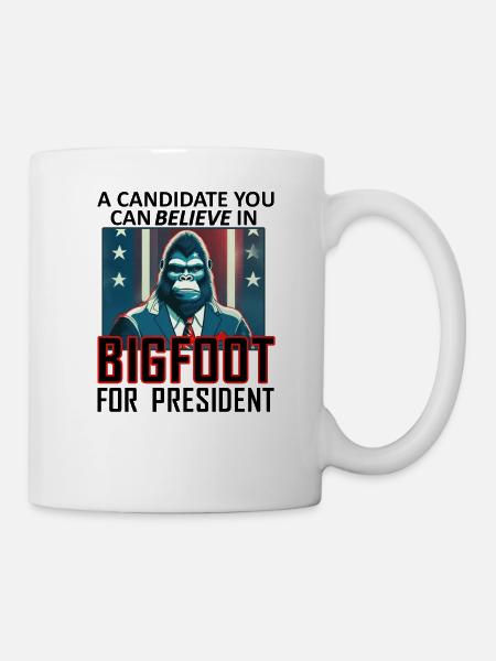 Bigfoot For President - Mug - white