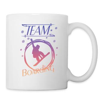Snowboard - Tasse - Weiß - Rechts