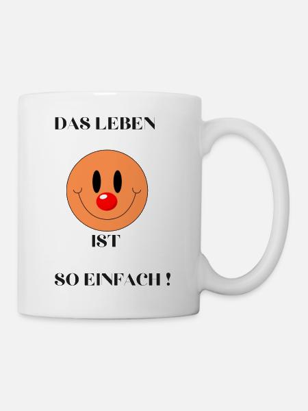 THE HAPPY SMILE - Tasse - Weiß
