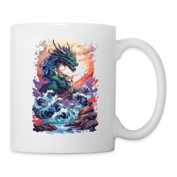 Mystic Sea Dragon : Manga d’anime - Mug blanc - blanc - Droite