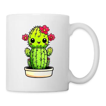 Cactus Mignon Kawaii - Mug blanc - blanc - Droite