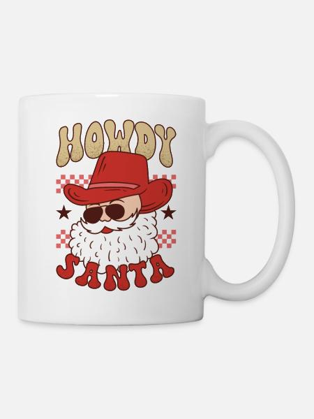 Howdy Santa - Mug - white