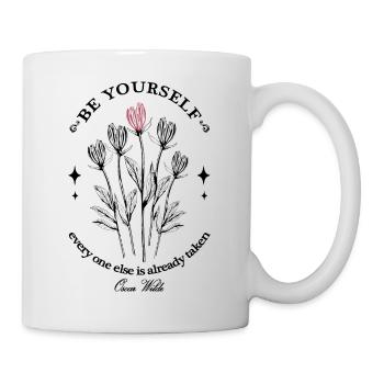 OSCAR WILDE's quote design - Mug - white - Right