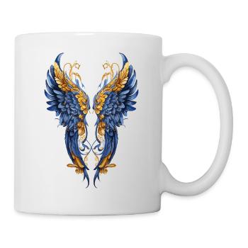 Ukraine Angel Wings Slava Ukraini - Mug - white - Right