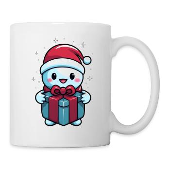 Charmant bonhomme de neige - Mug blanc - blanc - Droite