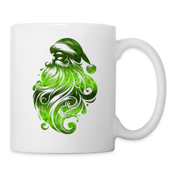 Weihnachten Weihnachtsmann Weihnachtsmann ungezogene Feiertage Winter - Tasse - Weiß - Rechts