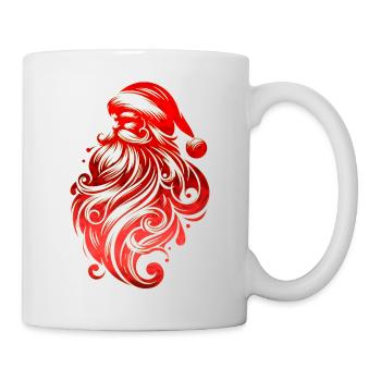 Weihnachten Weihnachtsmann Weihnachtsmann ungezogene Feiertage Winter - Tasse - Weiß - Rechts