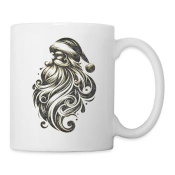Weihnachten Weihnachtsmann Weihnachtsmann ungezogene Feiertage Winter - Tasse - Weiß - Rechts