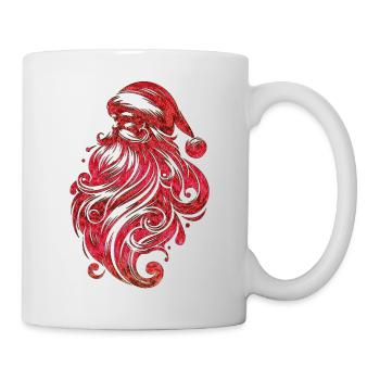 Weihnachten Weihnachtsmann Weihnachtsmann ungezogene Feiertage Winter - Tasse - Weiß - Rechts