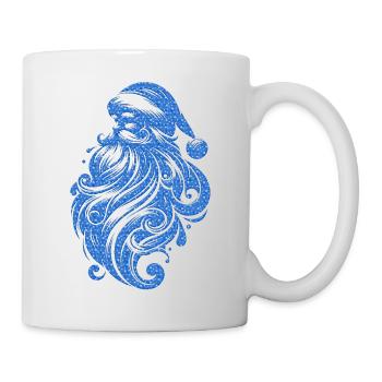 Weihnachten Weihnachtsmann Weihnachtsmann ungezogene Feiertage Winter - Tasse - Weiß - Rechts