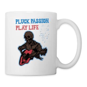 Guitare Skeleton Play - Mug blanc - blanc - Droite
