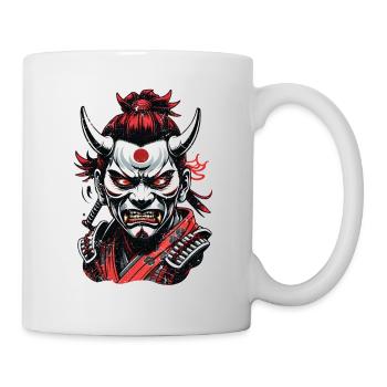 Samurai Warrior - Japan - Demon - Mug - white - Right