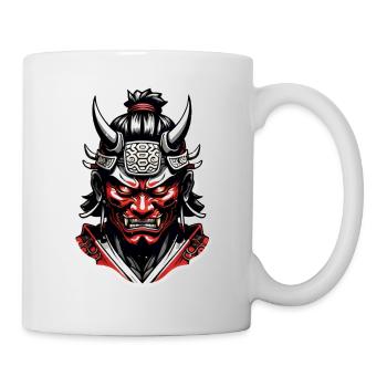 Samurai Warrior - Japan - Demon - Mug - white - Right