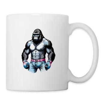 Gorilla-Boxen - Tasse - Weiß - Rechts