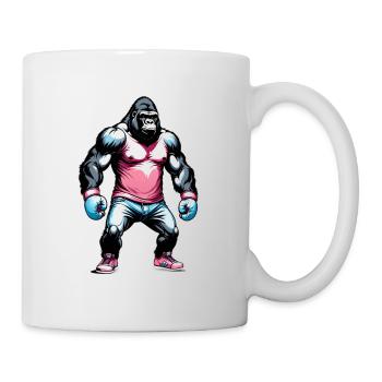 Boxing Gorilla Boxer - Mug - white - Right