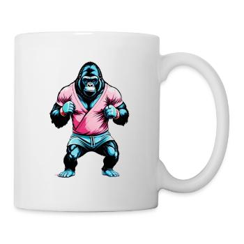 Boxe Boxeur Gorille - Mug blanc - blanc - Droite