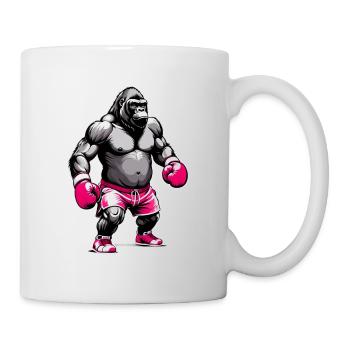 Boxing Gorilla Boxer - Mug - white - Right