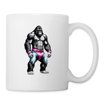 Boxing Gorilla Boxer - Mug - white - Right