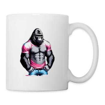 Boxing Gorilla Boxer - Mug - white - Right