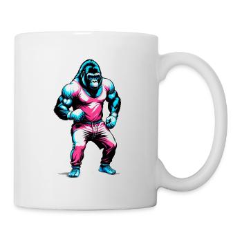 Boxing Gorilla Boxer - Mug - white - Right