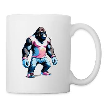 Boxing Gorilla Boxer - Mug - white - Right