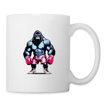 Boxe Boxeur Gorille - Mug blanc - blanc - Droite