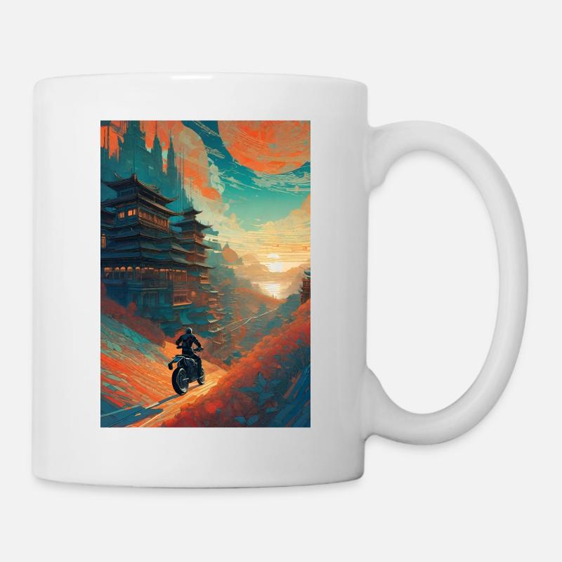 Motorcycle Future Asia - Mug - white