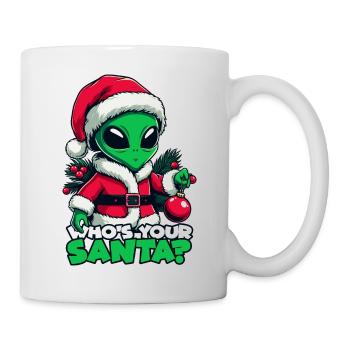 Père Noël Alien - Mug blanc - blanc - Droite
