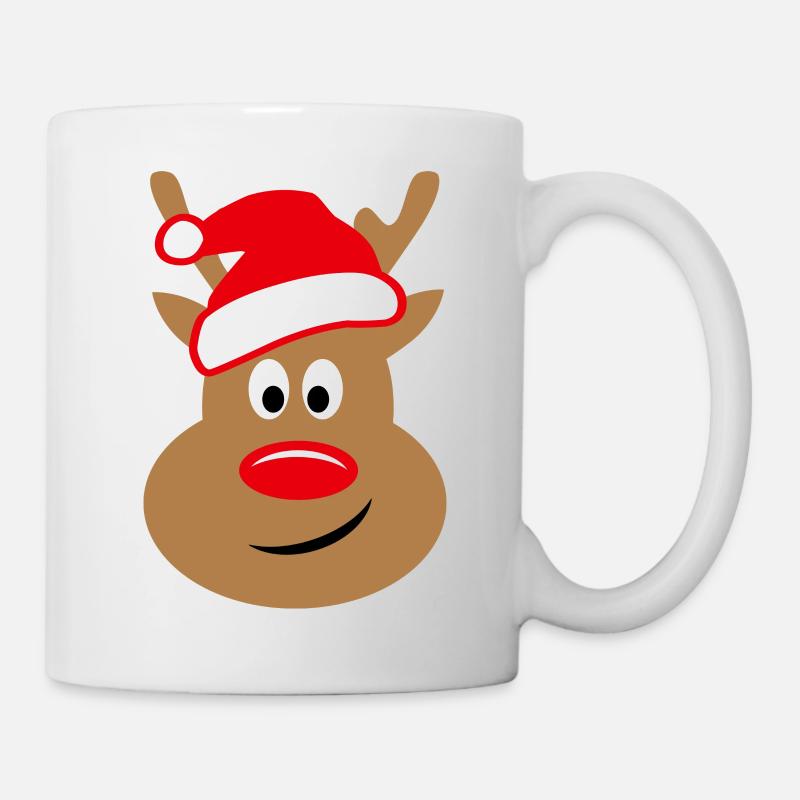 Rentier - Tasse - Weiß