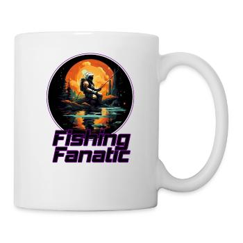 Fanatique de pêche - Astronaute - Mug blanc - blanc - Droite