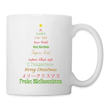 JOYEUX NOEL MULTI-LANGUES - Mug blanc - blanc - Droite