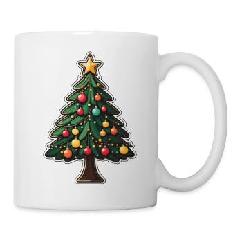 Christmas Tree Christmas Drawing - Mug - white - Right