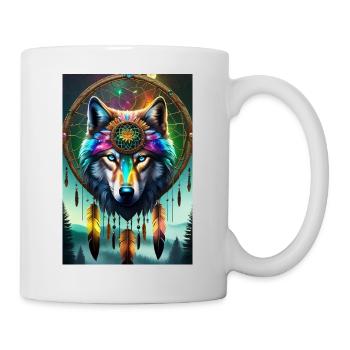 Wolf on your Side - Mug - white - Right