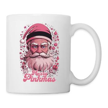 Merry Pinkmas Pink Christmas Xmas merry christmas - Mug - white - Right