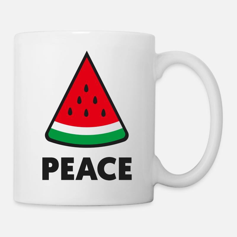 Peace Palestine - Mug blanc - blanc