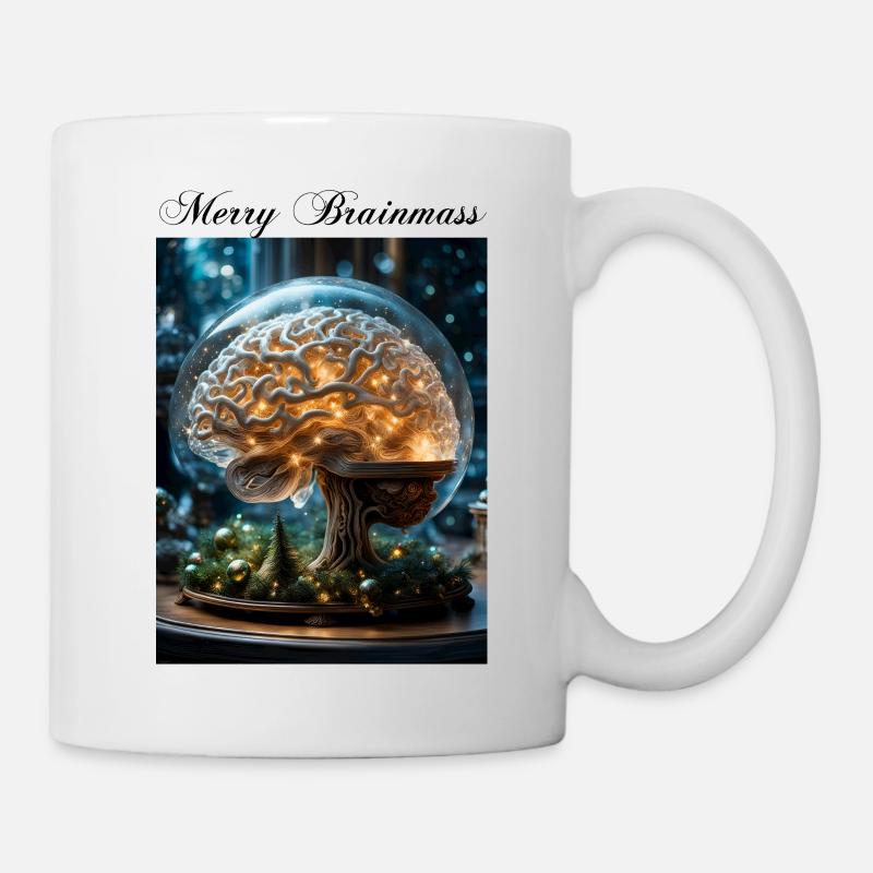 Joyeux Noël pour un neurologue neuroscientifique - Mug blanc - blanc
