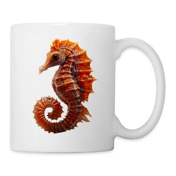 Seepferdchen sind mit den Stichlingen verwandt - Tasse - Weiß - Rechts