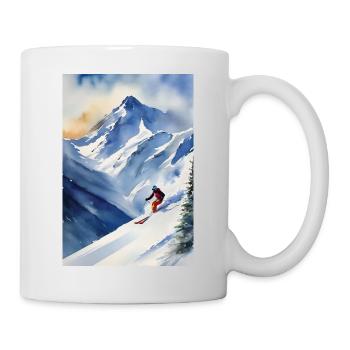 Ski II - Tasse - Weiß - Rechts
