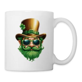 Leprechaun / Leprechaun / Vert / Gingembre / Irlande - Mug blanc - blanc - Droite