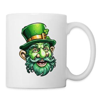 Leprechaun / Leprechaun / Vert / Gingembre / Irlande - Mug blanc - blanc - Droite