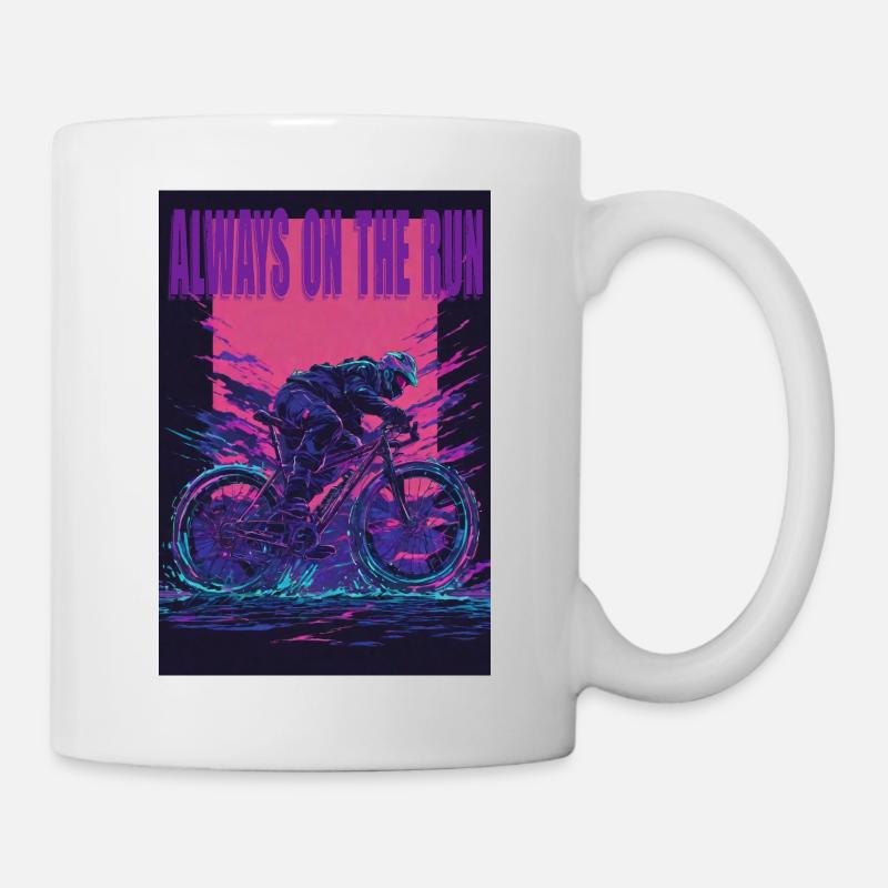 Cycling vibes - Mug - white
