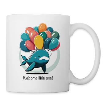 baby whale - Mug - white - Right